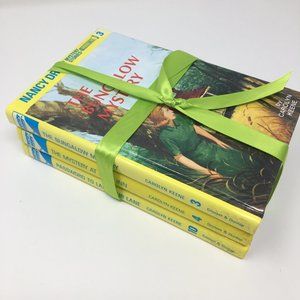 Bundle of Three Hardbound Nancy Drew Mystery Stories Books 3, 4, and 10